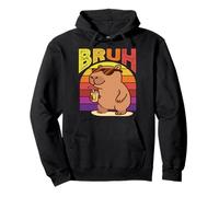 Bruh Capybaras - Gafas de Sol con diseño de Animal Divertido Sudadera con Capucha