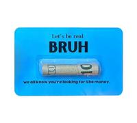 Bruh Card In Addition to Serving As Decorations Paper Wallet Pendants Can Also Be Used to Store Small of Business Cards Or Other Small Items Increasing White Event Zelanda (A, One Size)