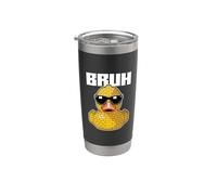 Bruh Cool Duck Block Building Ladrillo Maestro Constructor Niños Vaso térmico de acero inoxidable de doble pared