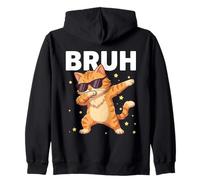 Bruh Dabbing - Gafas de Sol con diseño de Gato Divertido Sudadera con Capucha