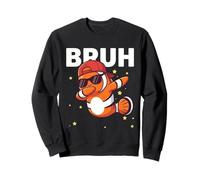 Bruh Divertido Dabbing Pez Payaso Niños Niños Fish Ocean Lover Sudadera