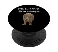 Bruh Dont Look At My Frog Butt Game Meme PopSockets PopGrip Adhesivo