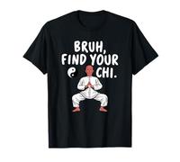 Bruh, Encuentra tu Chi Divertido Tai Chi Artes Marciales Yin Yang Camiseta