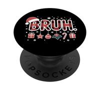 Bruh Esta Navidad va a ser hilarante PopSockets PopGrip Adhesivo