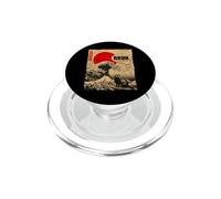 Bruh Great Wave Kanagawa Vintage Japonés Surfing Hurón PopSockets PopGrip para MagSafe
