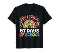 Bruh I Survived 67 Days of School Six Seven Meme Teacher Camiseta