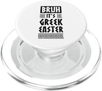 Bruh It Is Gr aster Ortodoxa Pascua Bandera de Grecia Griega PopSockets PopGrip para MagSafe