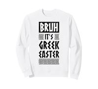 Bruh It Is Gr aster Ortodoxa Pascua Bandera de Grecia Griega Sudadera