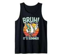 Bruh It’s Summer | Funny Silly Goose Beach Meme Tee Camiseta sin Mangas