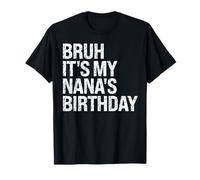 Bruh It's Birthday Queen OMG Crown Happy Funny Camiseta