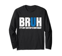 Bruh It's Birth's Birth's Birth's Graciosa Fiesta de cumpleaños de un Hermano Manga Larga