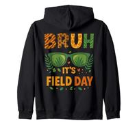 Bruh It's Field Day Safari Jungle Zoológico Viaje a Juego Niños Sudadera con Capucha