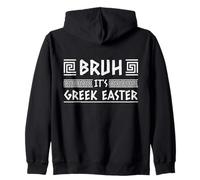 Bruh It's Gr aster Ortodoxa Pascua Grecia Bandera Griega Sudadera con Capucha