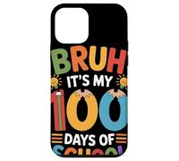 Bruh It's My 100 Days of School Hito Escolar Maestra Carcasa para iPhone 12 Mini