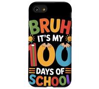 Bruh It's My 100 Days of School Hito Escolar Maestra Carcasa para iPhone SE (2020) / 7/8