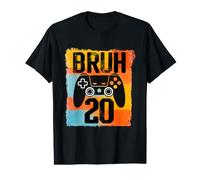 Bruh It's My 20th Birthday 20 Años Jugador de Videojuegos Camiseta gráfica económica