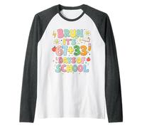 Bruh It's My 67 33 Days of School Funny Kids Boys 100th Day Camiseta Manga Raglan