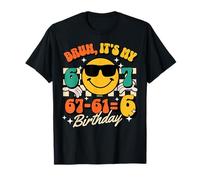 Bruh It's My 67-61 = 6 6th Birthday Math Joke 6 Yr Old Boy Kid Camiseta