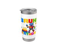 Bruh Its My Birthday - Brick Builder Block Building Vaso térmico de acero inoxidable de doble pared