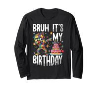 Bruh It's My Birthday Building Ladrillo Constructor Maestro Constructor Manga Larga