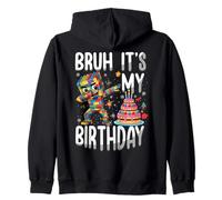 Bruh It's My Birthday Building Ladrillo Constructor Maestro Constructor Sudadera con Capucha