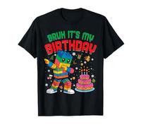 Bruh It's My Birthday Christmas Builder Constructor de Ladrillos Camiseta
