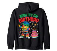 Bruh It's My Birthday Christmas Builder Constructor de Ladrillos Sudadera con Capucha