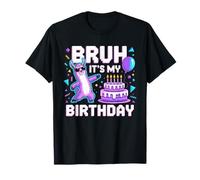 Bruh Its My Birthday Llama Pinata Boy Girl Family Bday Party Camiseta