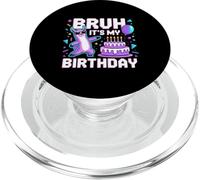 Bruh Its My Birthday Llama Pinata Boy Girl Family Bday Party PopSockets PopGrip para MagSafe