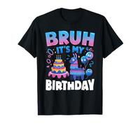 Bruh It's My Birthday Llama Piñata Fiesta Infantil Camiseta