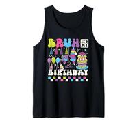 Bruh It's My Birthday Llama Piñata Niña Niño Fiesta Familia Cumpleaños Camiseta sin Mangas