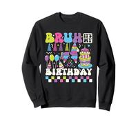 Bruh It's My Birthday Llama Piñata Niña Niño Fiesta Familia Cumpleaños Sudadera