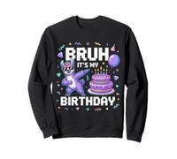Bruh It's My Birthday Llama Piñata Niño Niña Fiesta Familia Cumpleaños Sudadera