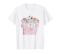 Bruh It's My Brother's Birthday Sister Divertida Fiesta de cumpleaños para Hermanos Camiseta