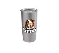 Bruh Kids Girls Boys Cute Wheek Merch Guinea Pig Lover Vaso térmico de acero inoxidable de doble pared
