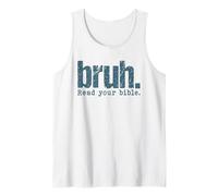 Bruh Lee tu Biblia Creyente Escritura Camiseta sin Mangas