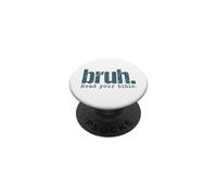 Bruh Lee tu Biblia Creyente Escritura PopSockets PopGrip Adhesivo