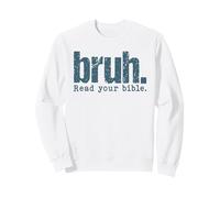 Bruh Lee tu Biblia Creyente Escritura Sudadera