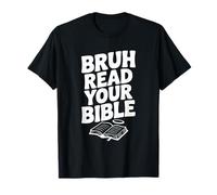 Bruh Lee tu Biblia Fe Cristiana Divertida Camiseta