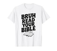 Bruh Lee tu Biblia Fe Cristiana Divertida Camiseta
