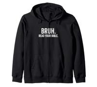 Bruh Lee tu Biblia Fe cristiana divertida Sudadera con Capucha