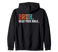 Bruh lee tu biblia fe cristiana religiosa meme Sudadera con Capucha