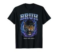 Bruh Lee Tu Biblia Tigre - Funny Meme Christian Faith Camiseta