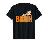 Bruh Leopard Gecko Reptil Crestado Gecko Pet Lizard Camiseta