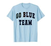 Bruh Let's GO Blue Team Spirit Week Día del Juego de Guerra Campamento de Verano Camiseta