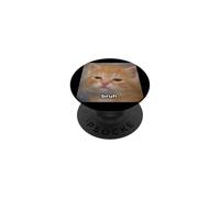 Bruh Lindo Gato Naranja Gatito Meme Foto Borrosa PopSockets PopGrip Adhesivo