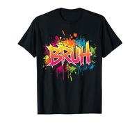 Bruh Meme Funny Christmas Saying Bro Greeting Adolescentes Niños Hombres Camiseta