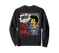 Bruh Meme Lee Tu Biblia Dios Divertido Jesús Cristiano Creyente Sudadera