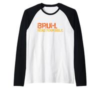 Bruh Meme Lee Tu Biblia Dios Divertido Moderno Cristiano Jesús Camiseta Manga Raglan