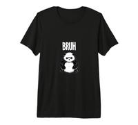 Bruh Panda Funny Grumpy Panda Bear Men Women Kids Teens Camiseta Premium